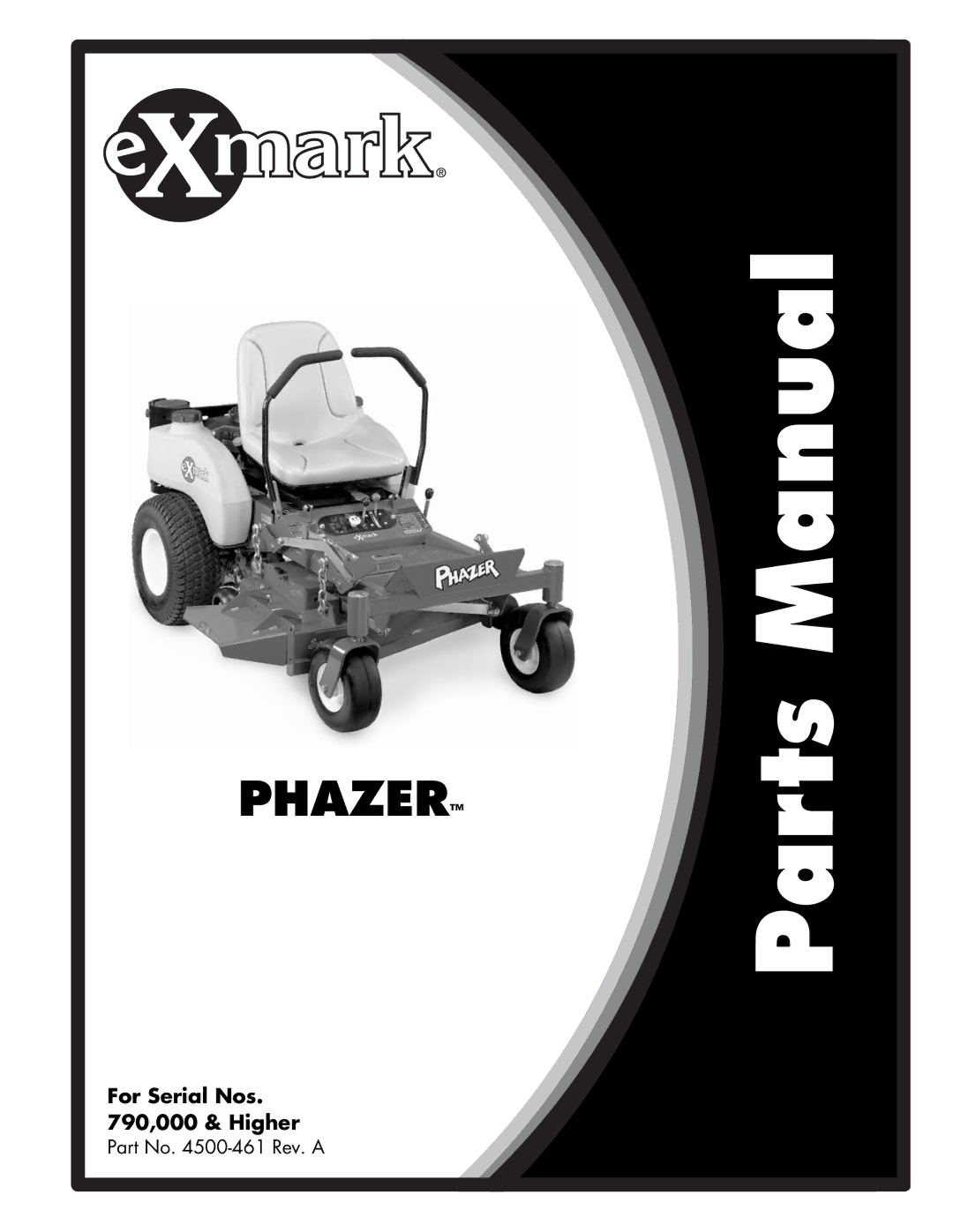 Exmark 4500-461 manual Phazer 