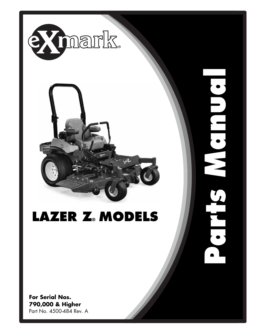 Exmark 4500-484 manual Lazer Z Models 