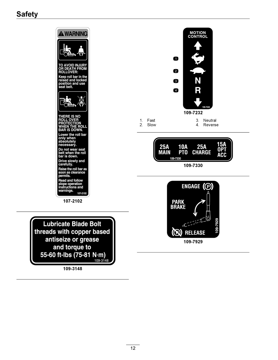 Exmark 4500-872 manual 109-7232 