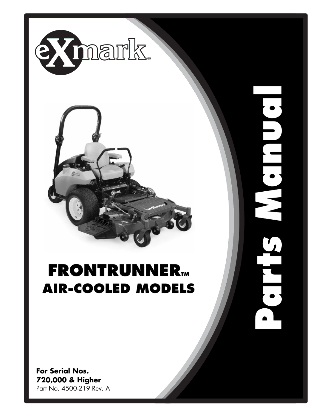 Exmark Air-Cooled manual Frontrunnertm 