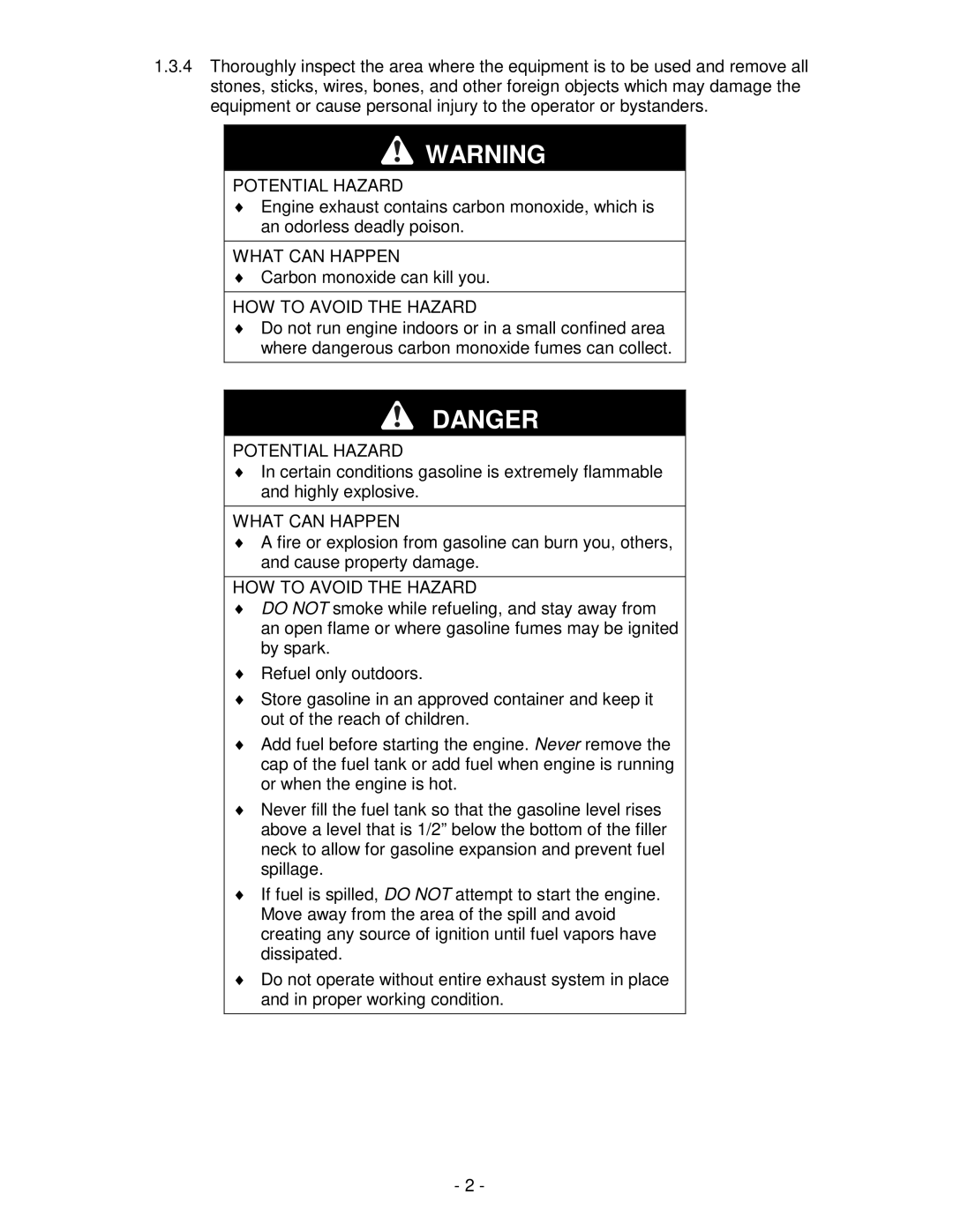 Exmark FMD524 manual Carbon monoxide can kill you 