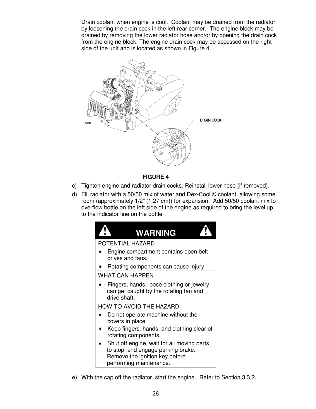 Exmark Frontrunner manual Potential Hazard 