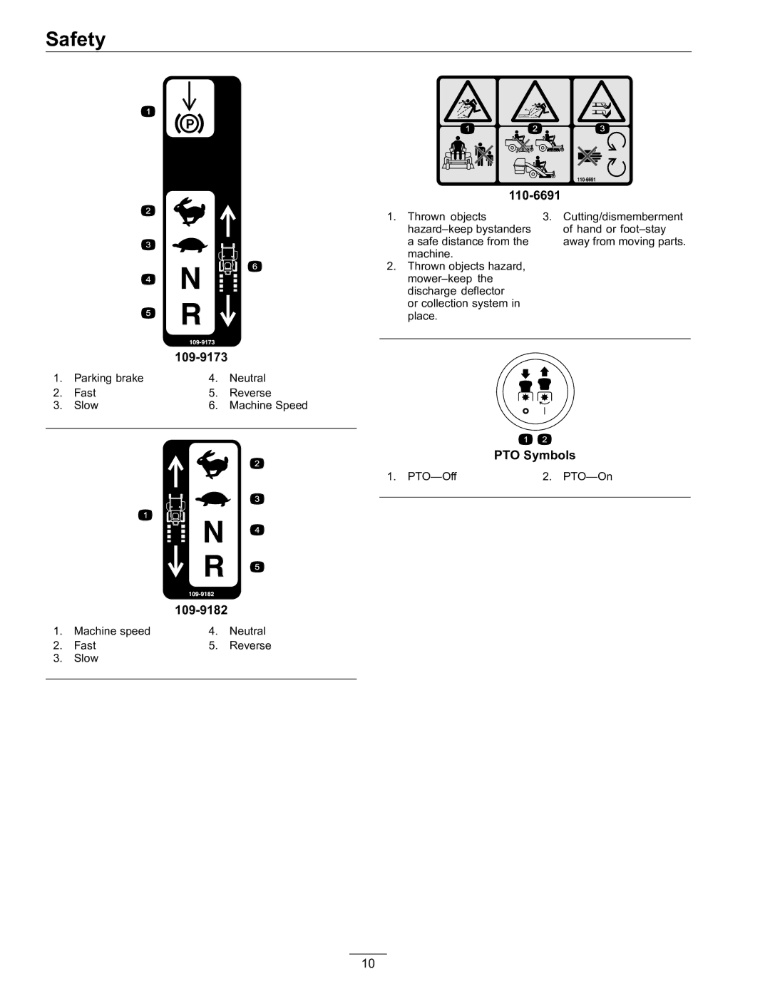 Exmark Lawn Mower manual 109-9173 