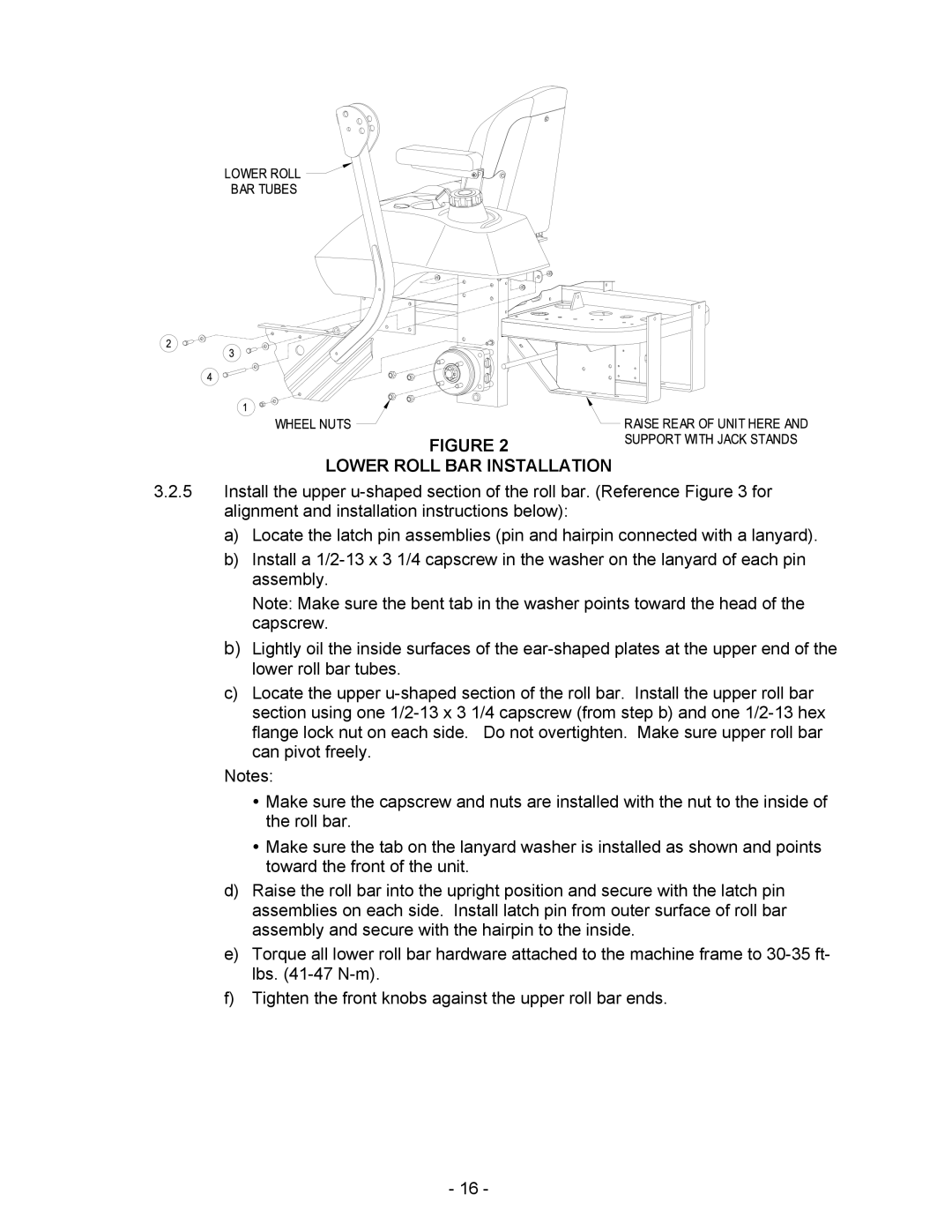 Exmark Lazer HP manual Lower Roll BAR Installation 