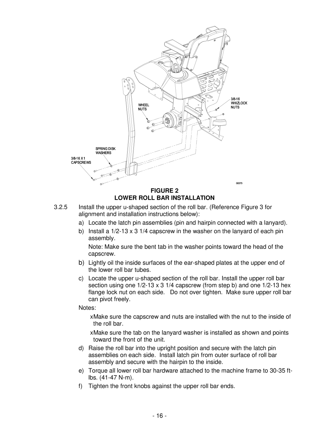 Exmark LAZER Z HP manual Lower Roll BAR Installation 