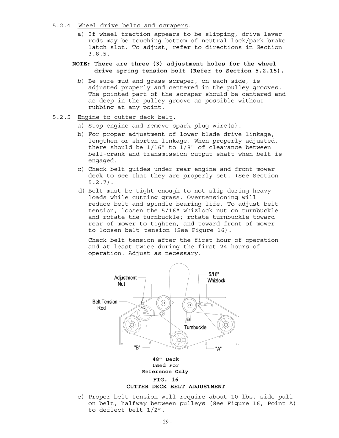 Exmark Lazer Z manual Cutter Deck Belt Adjustment 