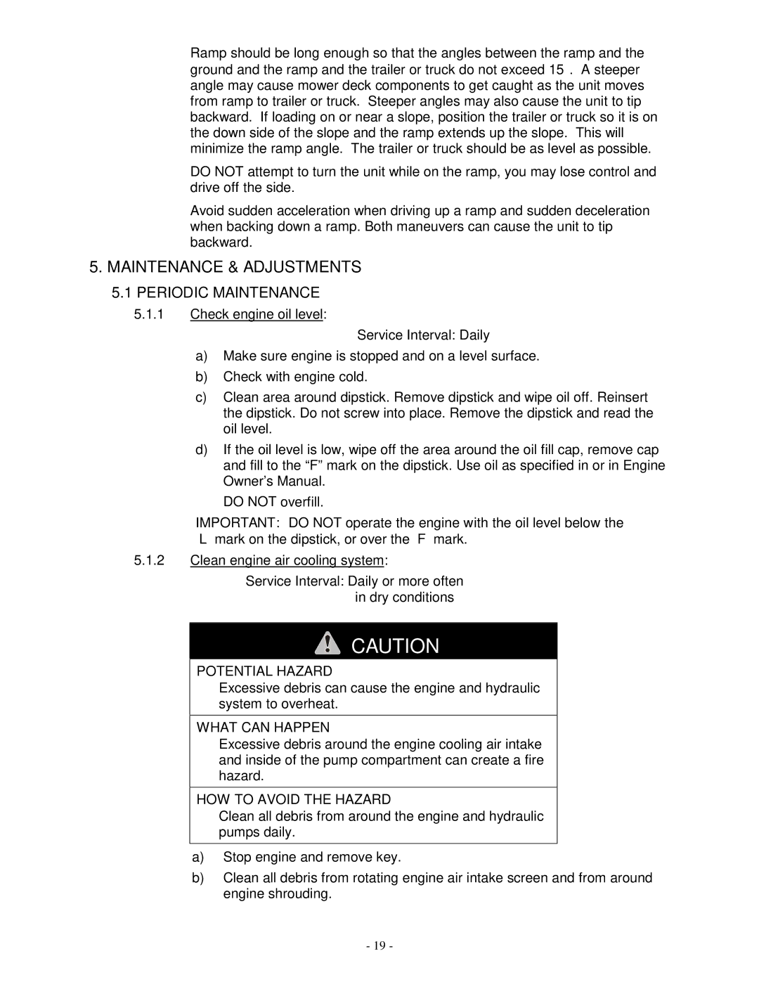 Exmark LAZER ZTM manual Maintenance & Adjustments, Periodic Maintenance, Service Interval Daily 