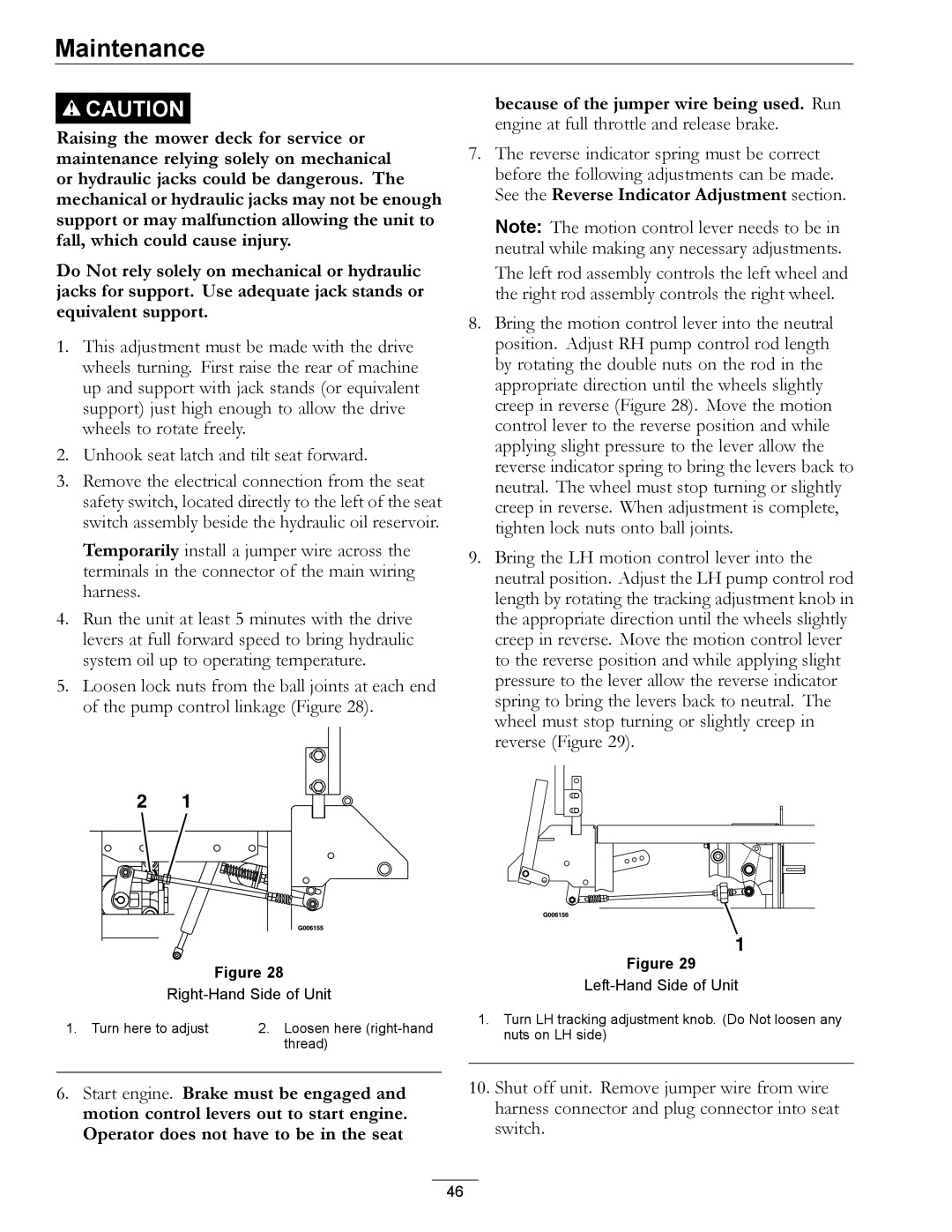 Exmark LZDS manual Because of the jumper wire being used. Run 