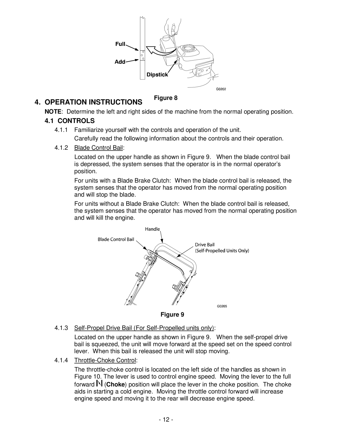 Exmark Metro 21 Series manual Operation Instructions, Controls 