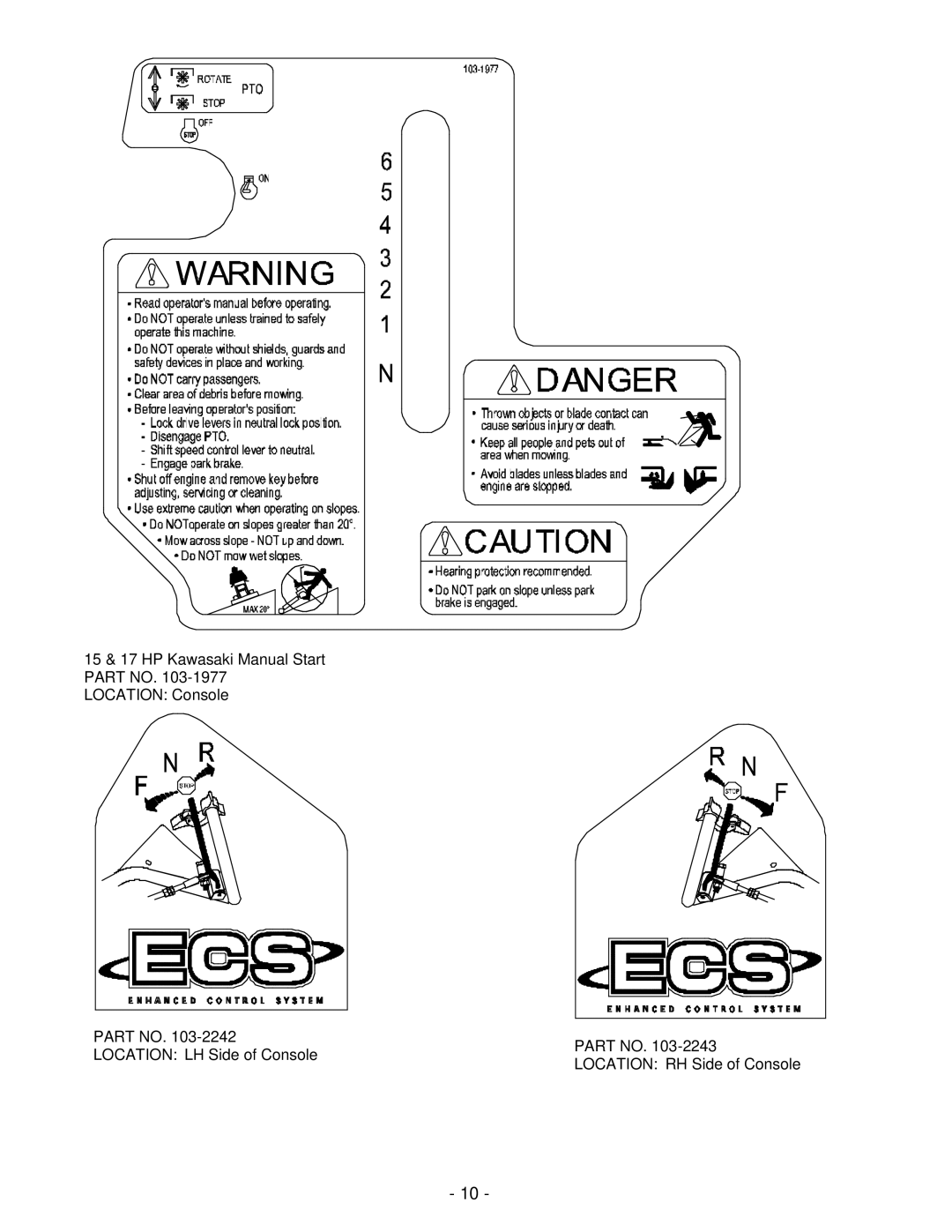 Exmark Turf Tracer HP manual 