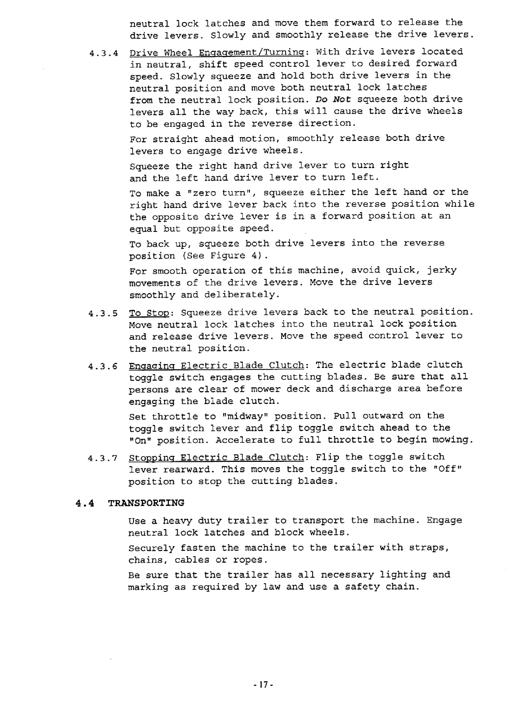 Exmark Turf Tracer Hydro manual 