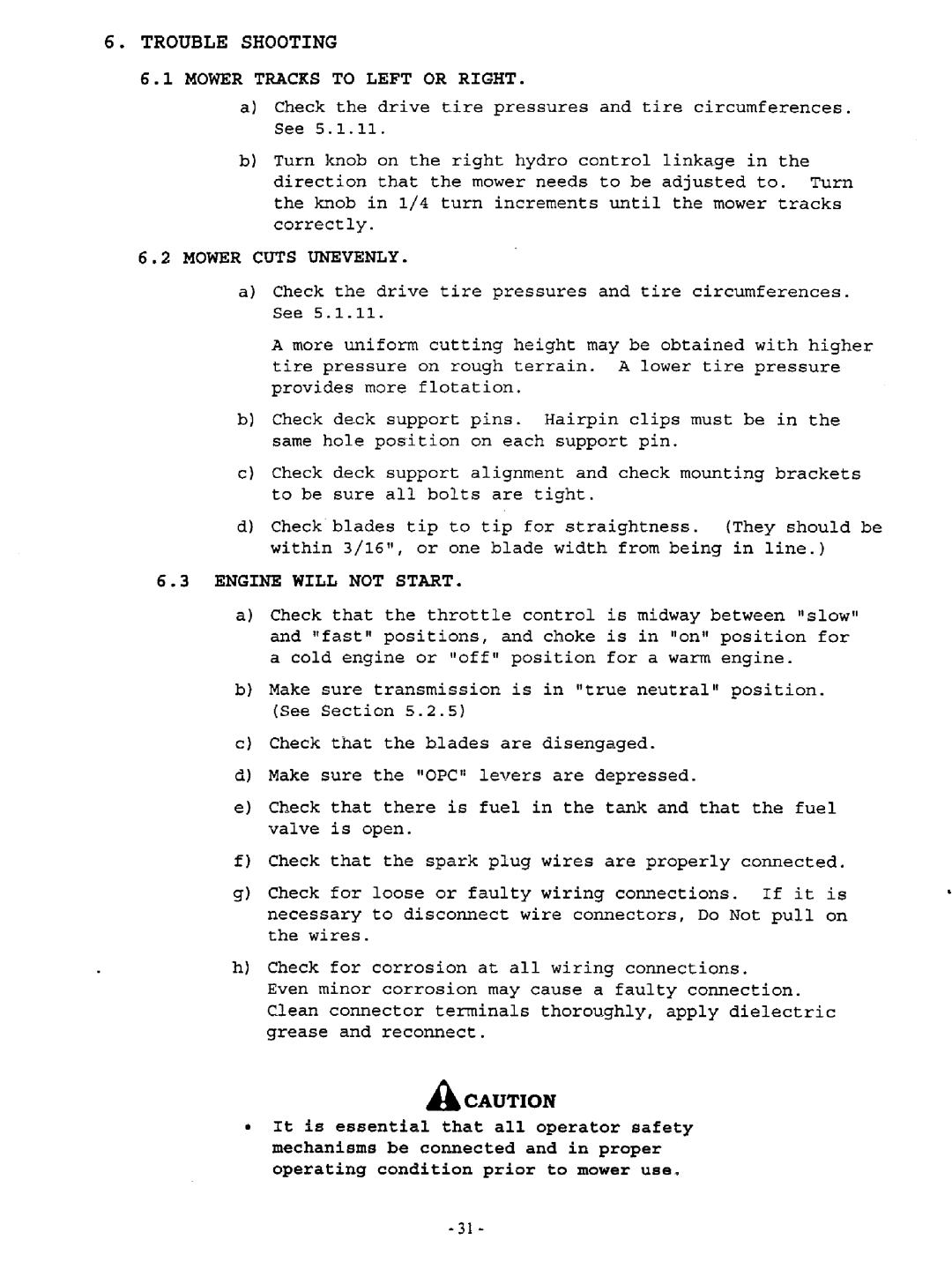 Exmark Turf Tracer Hydro manual 