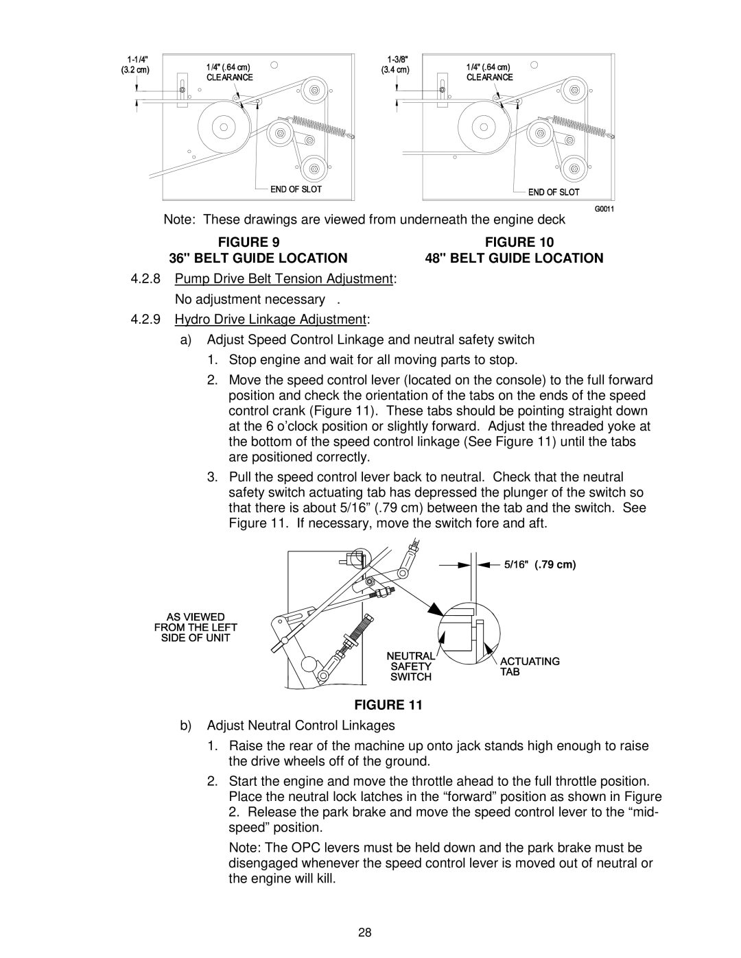 Exmark VH15KA362, VH15KA483 manual Belt Guide Location 