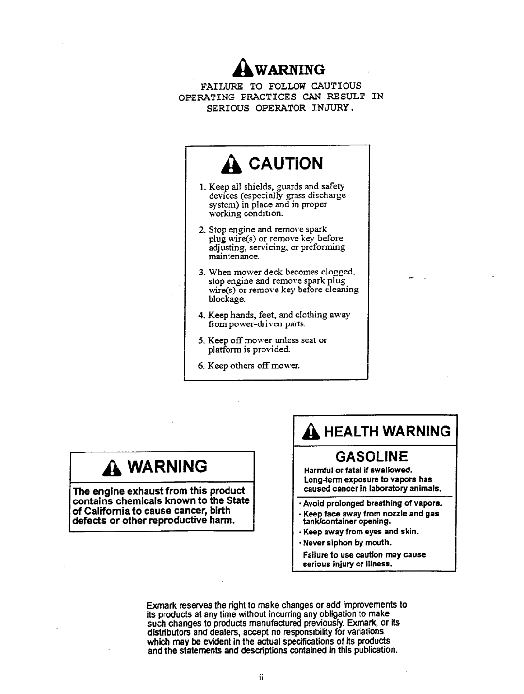 Exmark Viking Hydro manual 