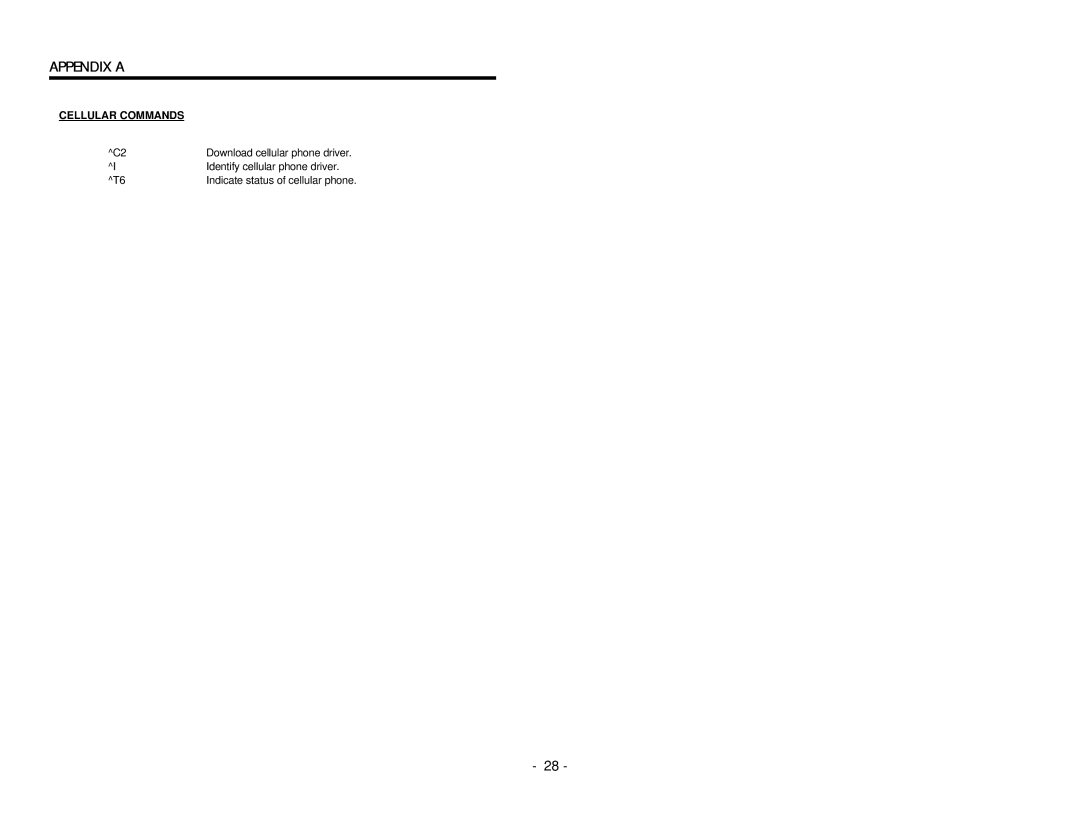 EXP Computer PCMCIA Ethernet Modem Adapter user manual Cellular Commands 