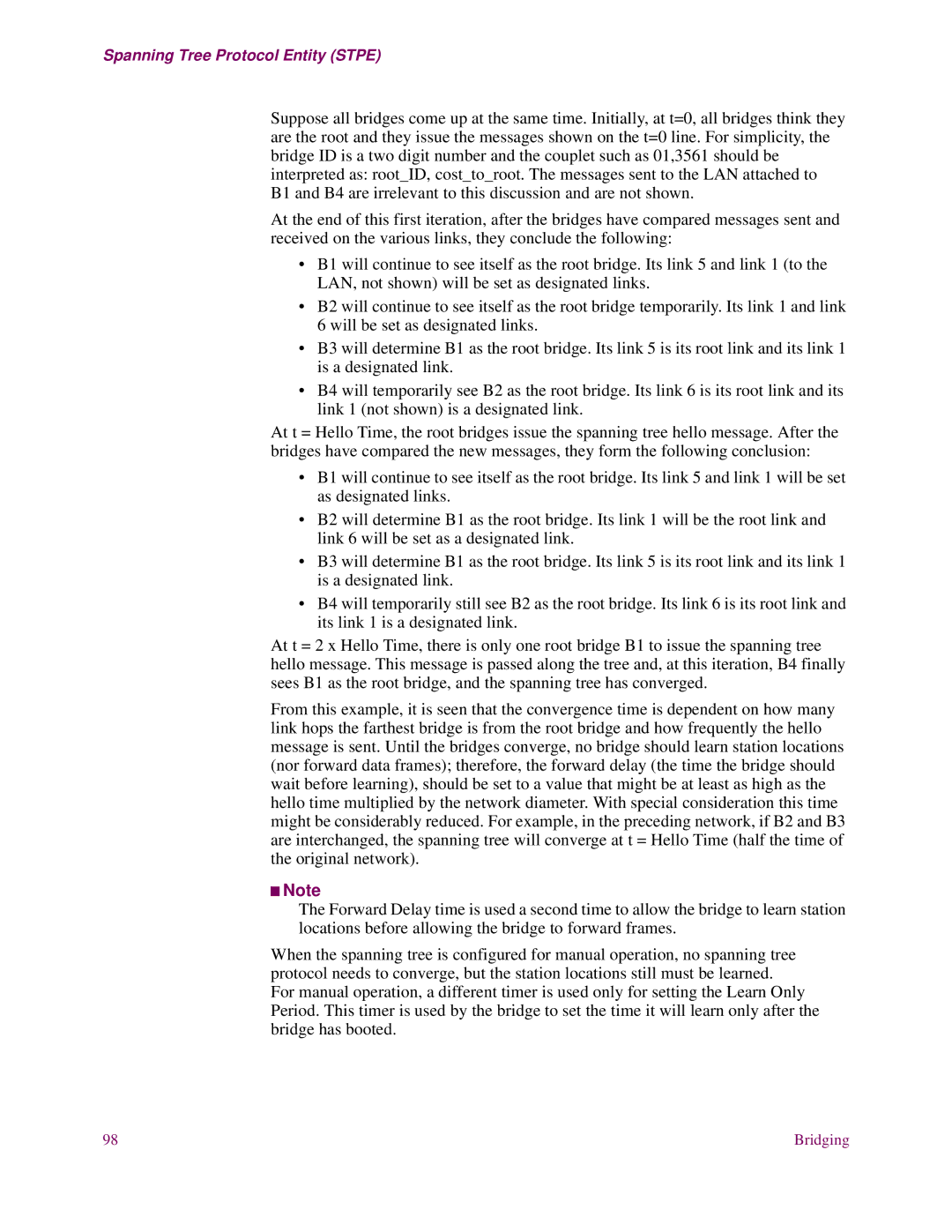 EXP Computer S200 manual Spanning Tree Protocol Entity Stpe 