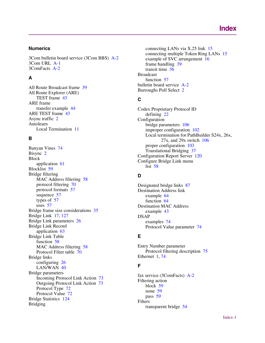 EXP Computer S200 manual Index, Numerics 