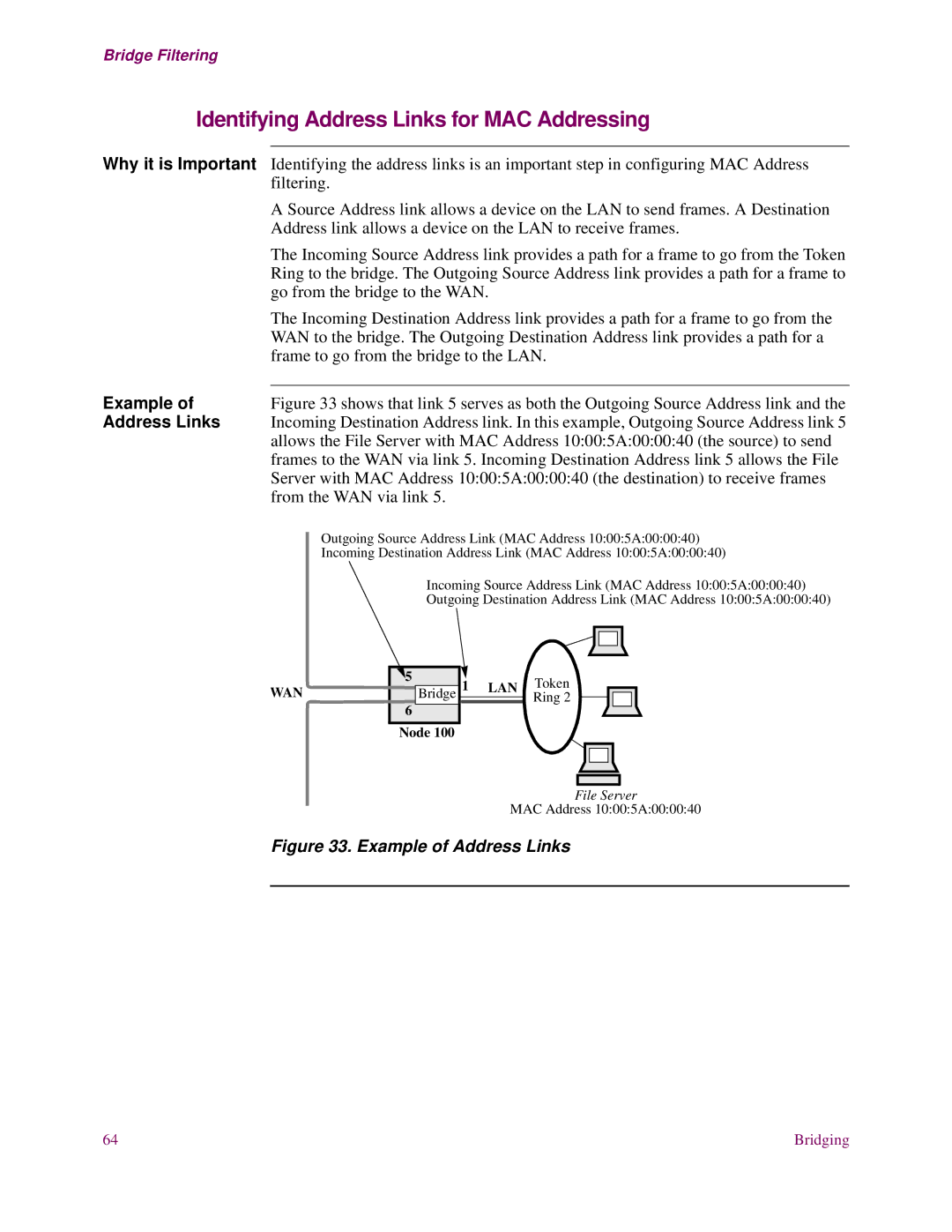 EXP Computer S200 manual Identifying Address Links for MAC Addressing, Why it is Important 