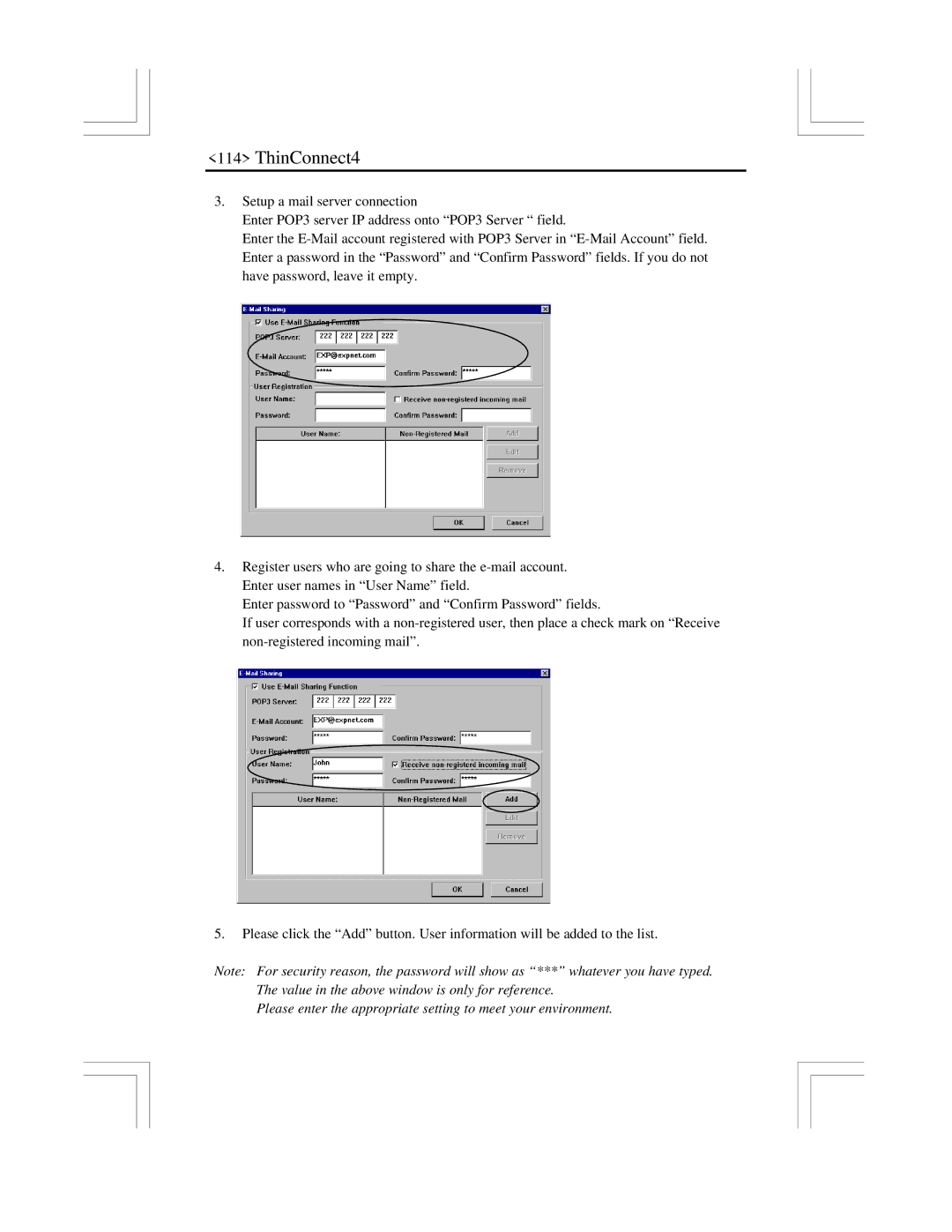 EXP Computer ThinConnect4 user manual 