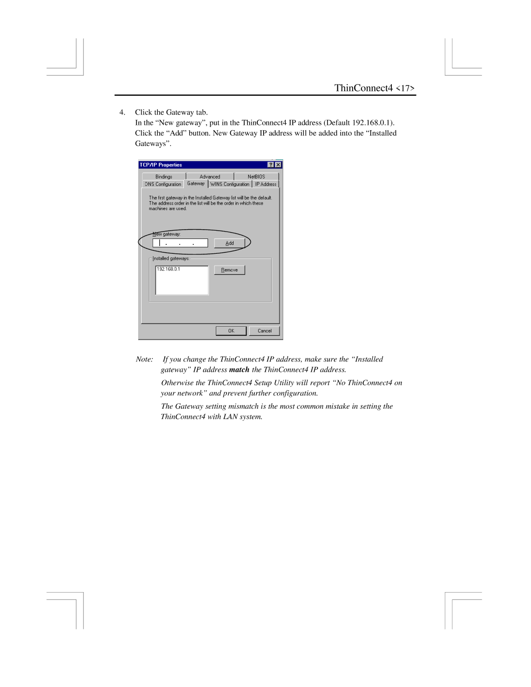 EXP Computer ThinConnect4 user manual 