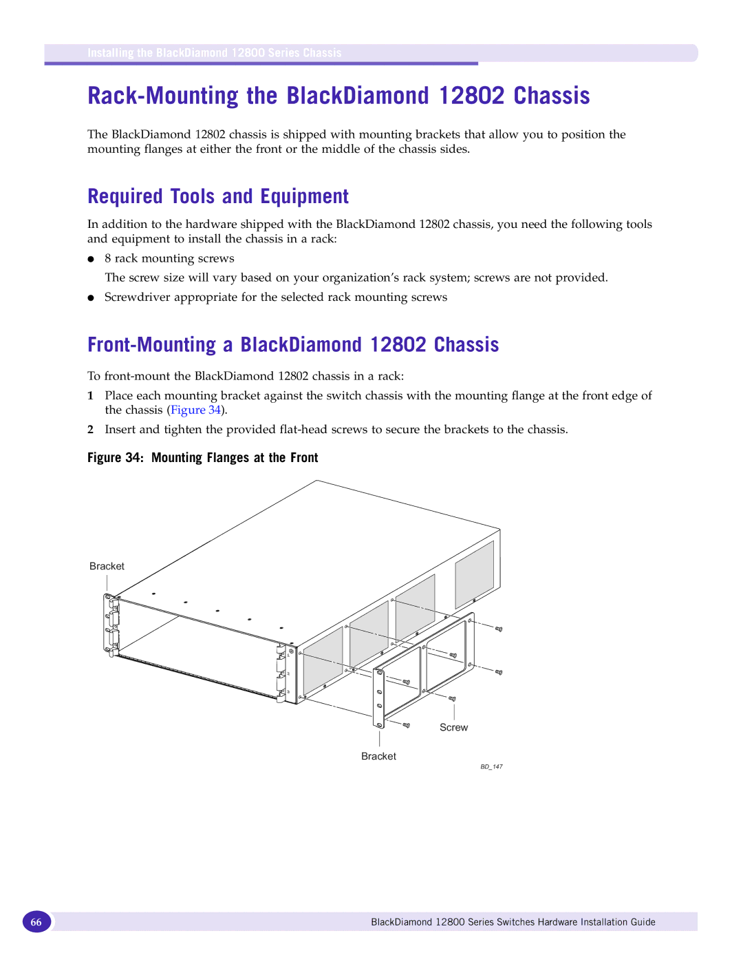 Extreme Networks 12800 Series manual Rack-Mounting the BlackDiamond 12802 Chassis, Required Tools and Equipment 