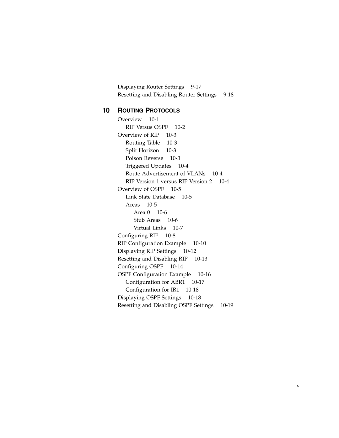 Extreme Networks Summit1 manual Routing Protocols 