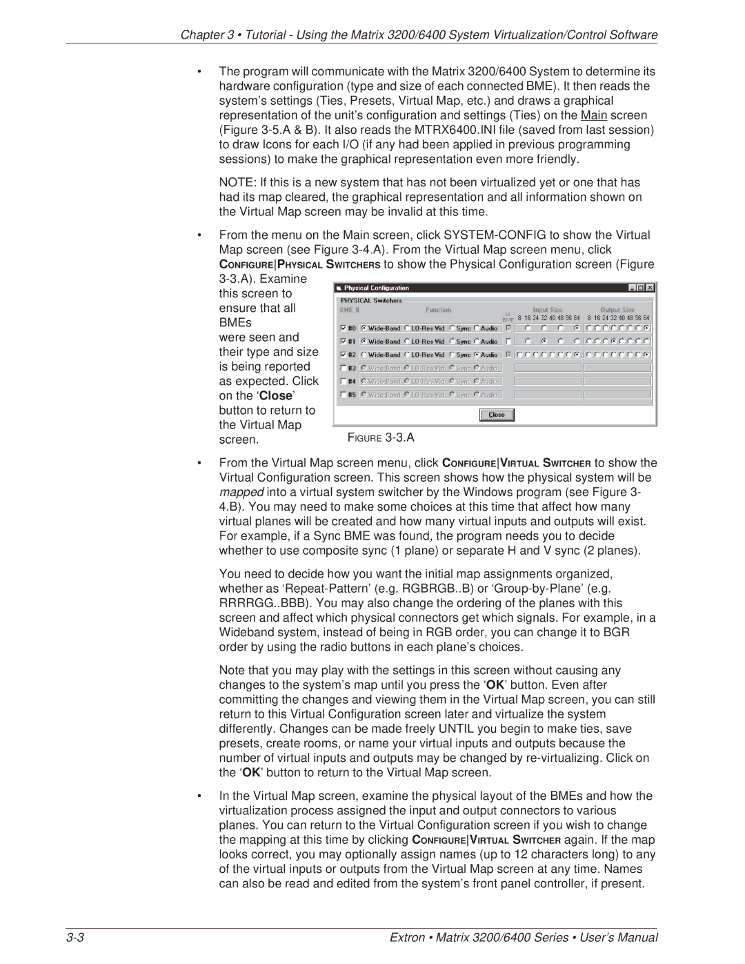 Extron electronic 3200 Series manual Extron Matrix 3200/6400 Series User’s Manual 