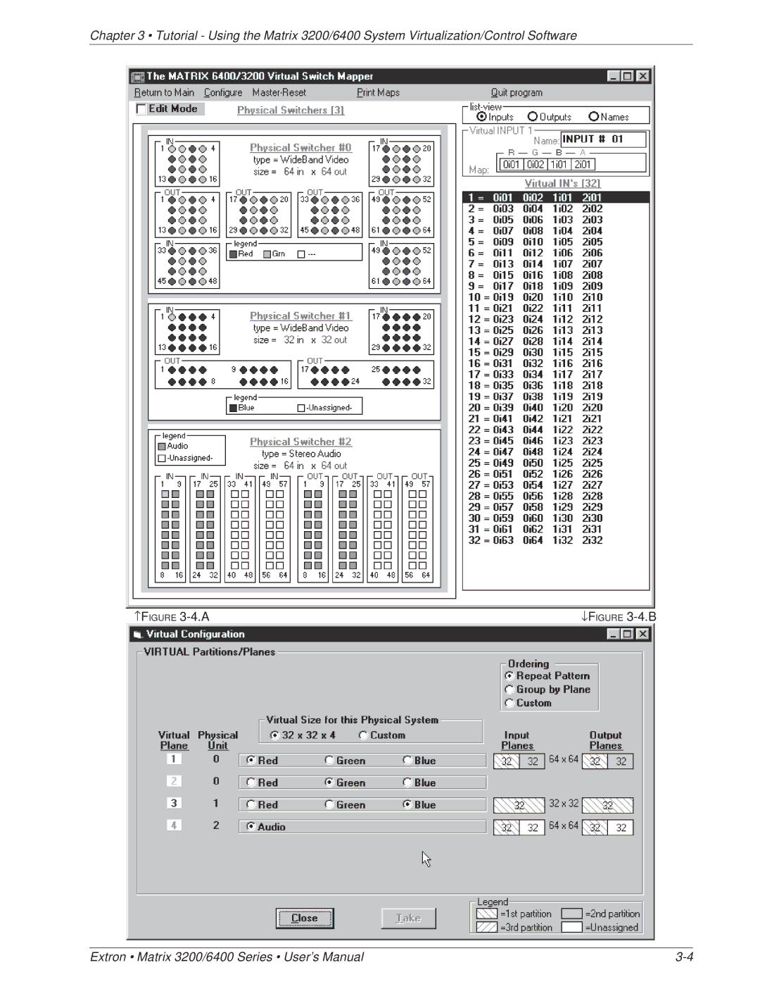 Extron electronic 6400 Series, 3200 Series manual ↑ -4.A ↓ -4.B 