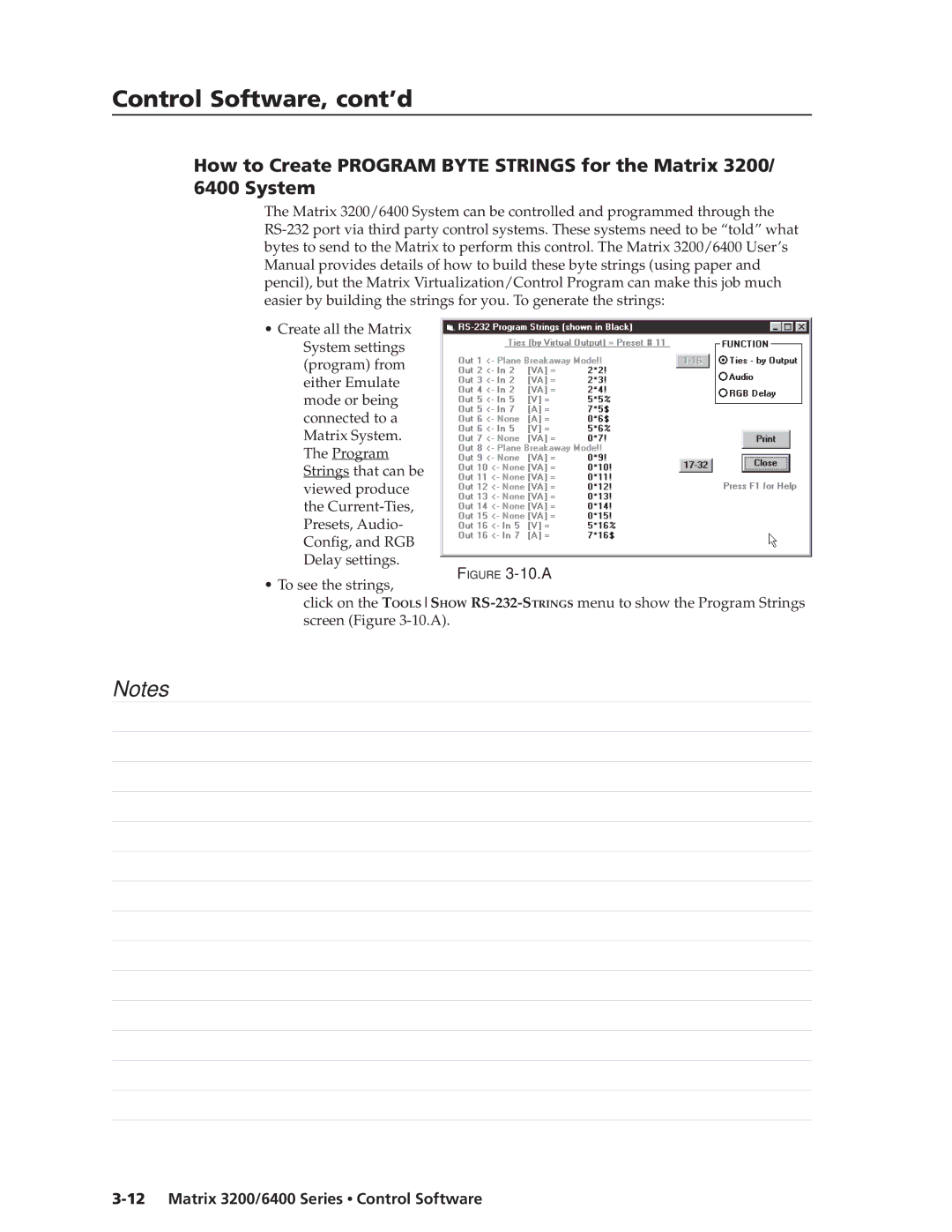 Extron electronic 3200s manual 10.A 