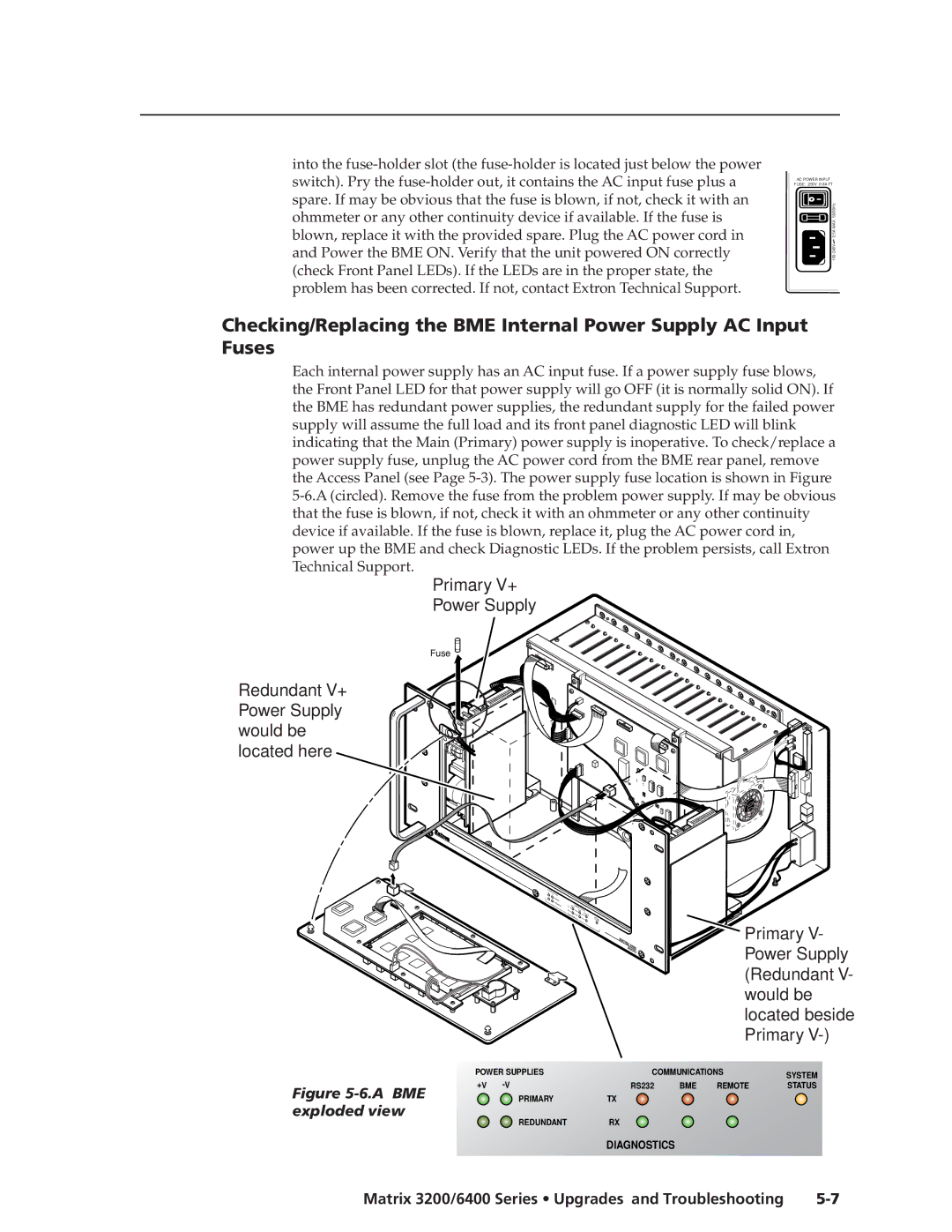 Extron electronic 3200s manual Primary 