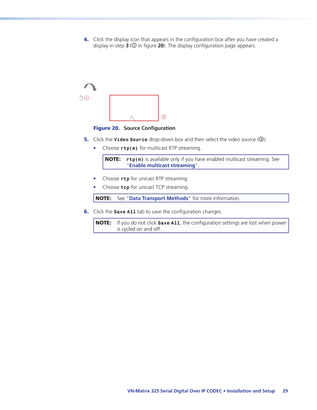 Extron electronic 325 manual Enable multicast streaming 