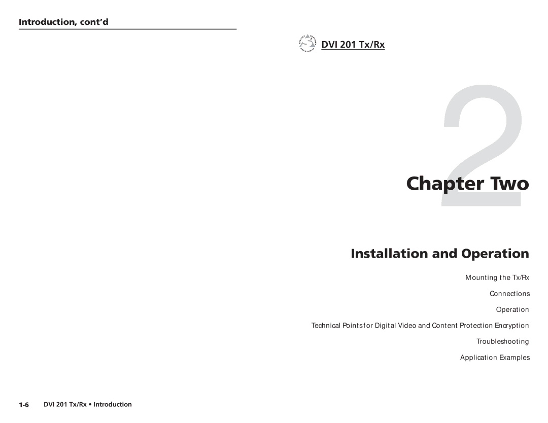 Extron electronic 68-1034-02 Rev. A user manual Two 