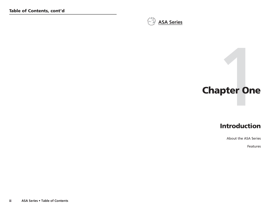 Extron electronic ASA Series user manual Introduction, Table of Contents, cont’d 