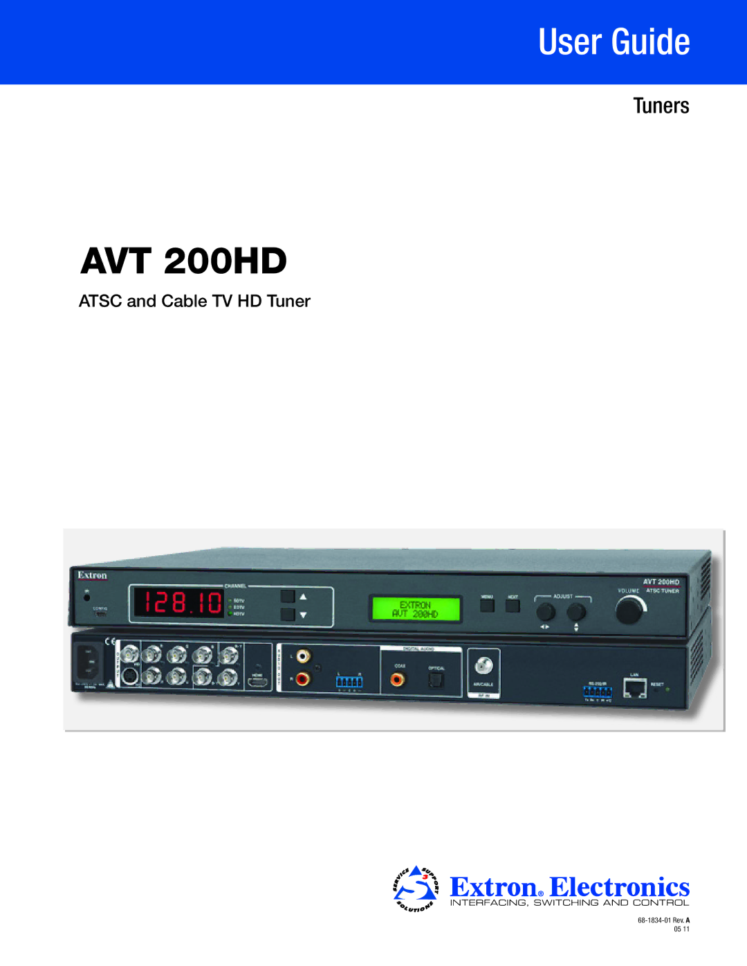 Extron electronic AVT 200HD manual 