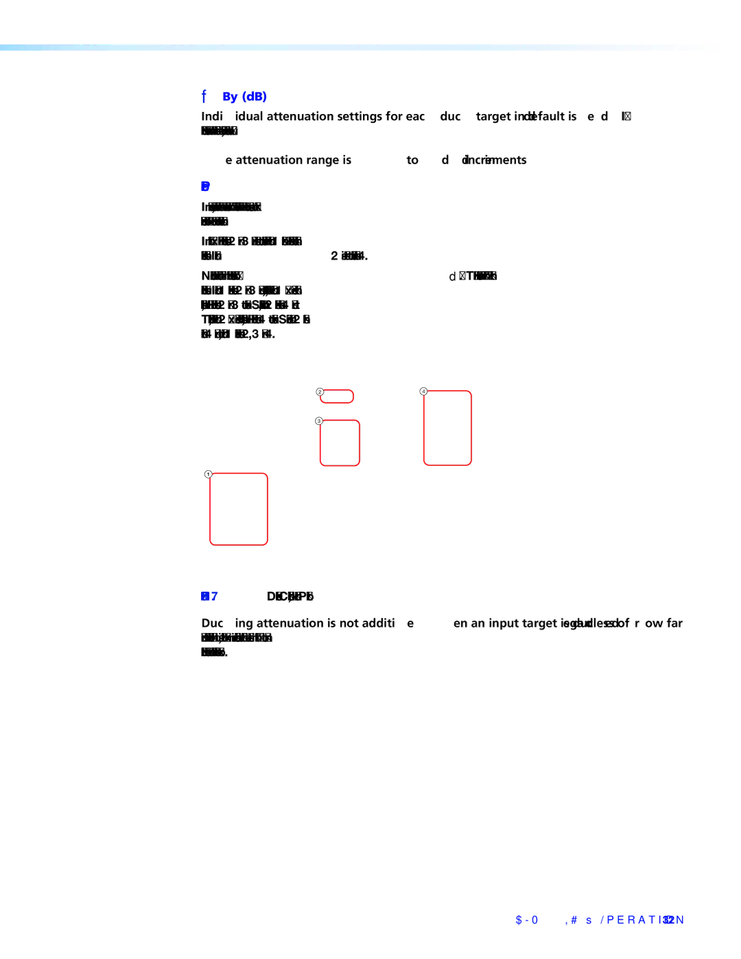 Extron electronic DMP 44 LC manual Ducker Configuration, Input Priority 