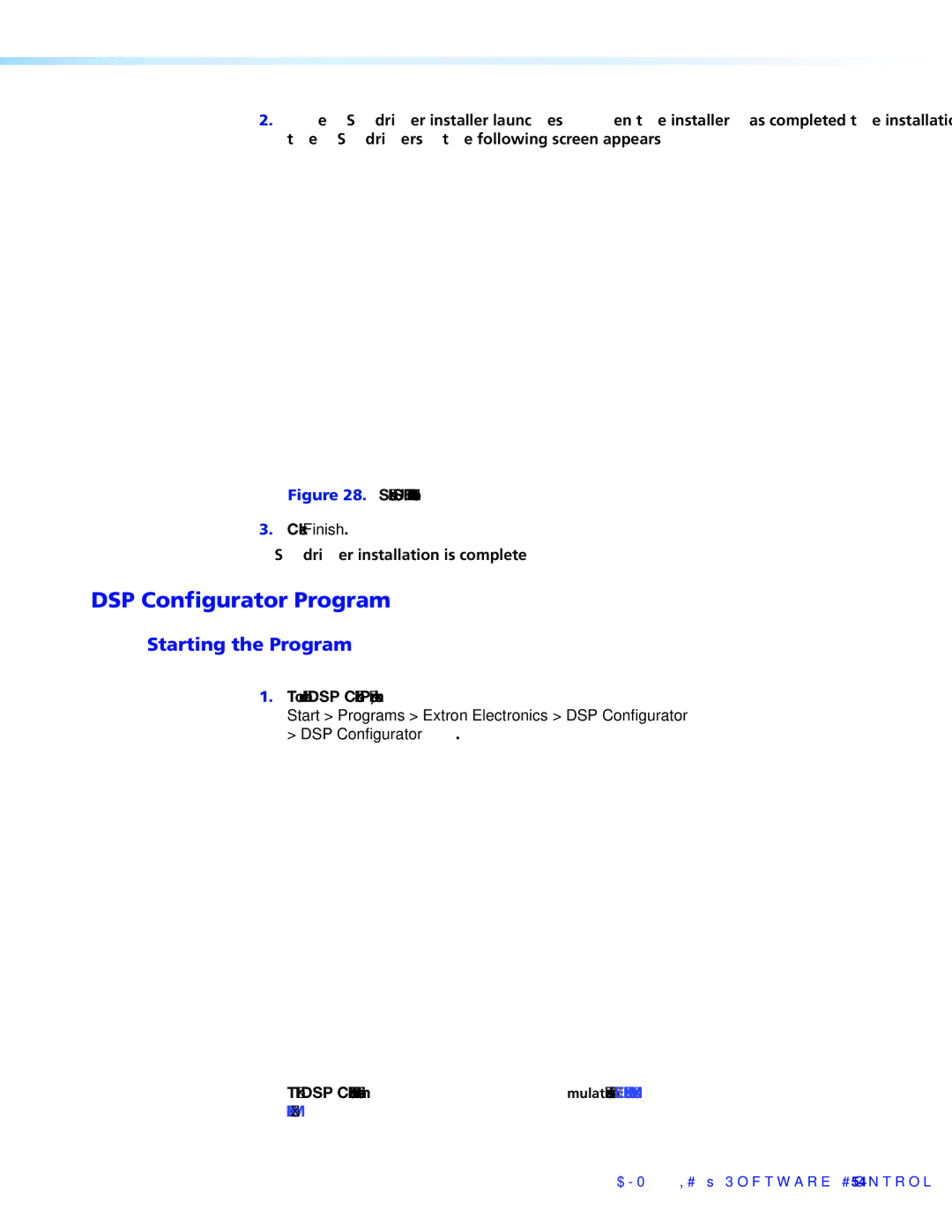 Extron electronic DMP 44 LC manual DSP Configurator Program, Starting the Program 