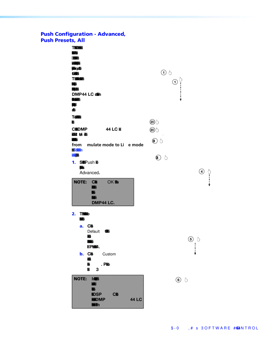 Extron electronic DMP 44 LC manual Push Configuration Advanced, Push Presets, All 