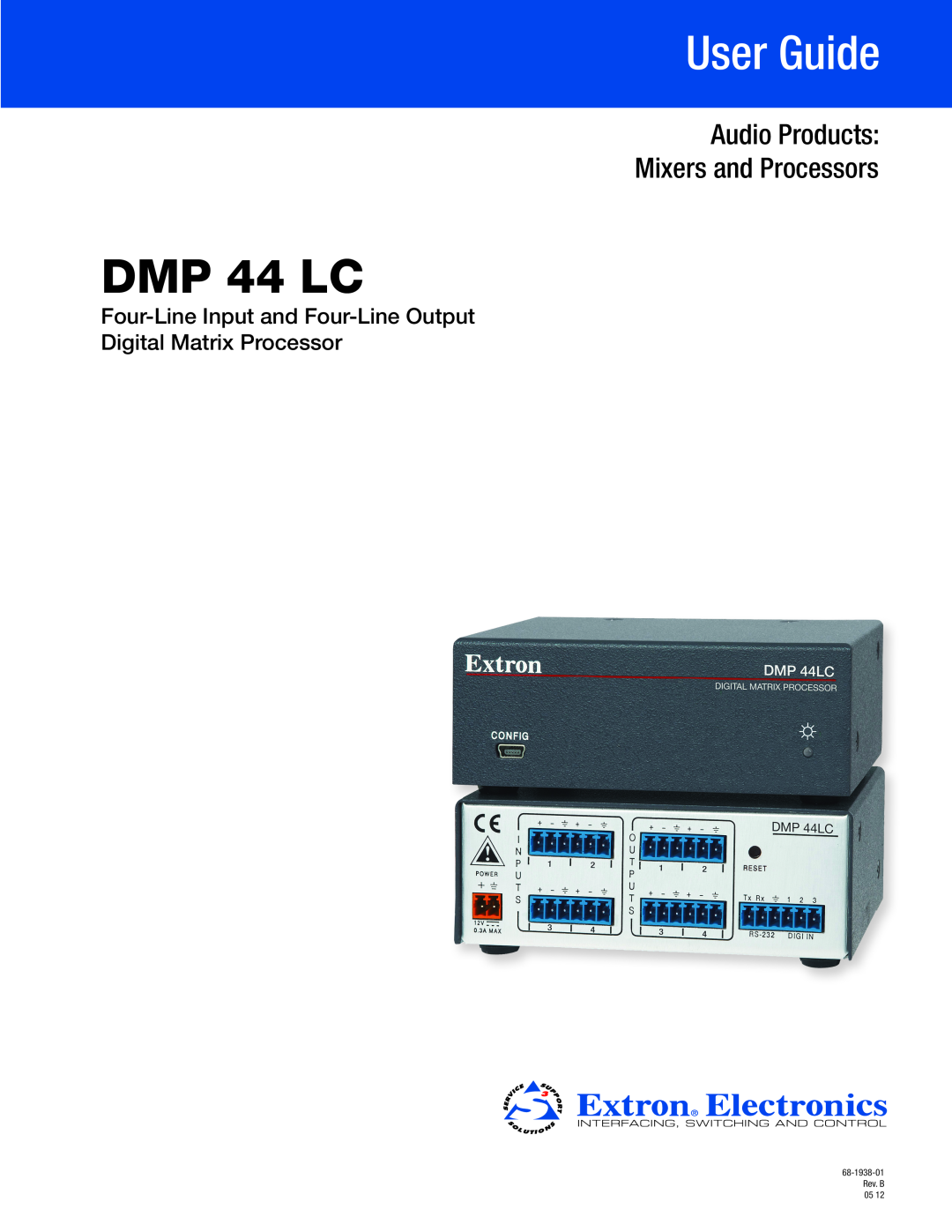 Extron electronic DMP 44 LC manual User Guide, Audio Products Mixers and Processors, Four-LineInput and Four-LineOutput 