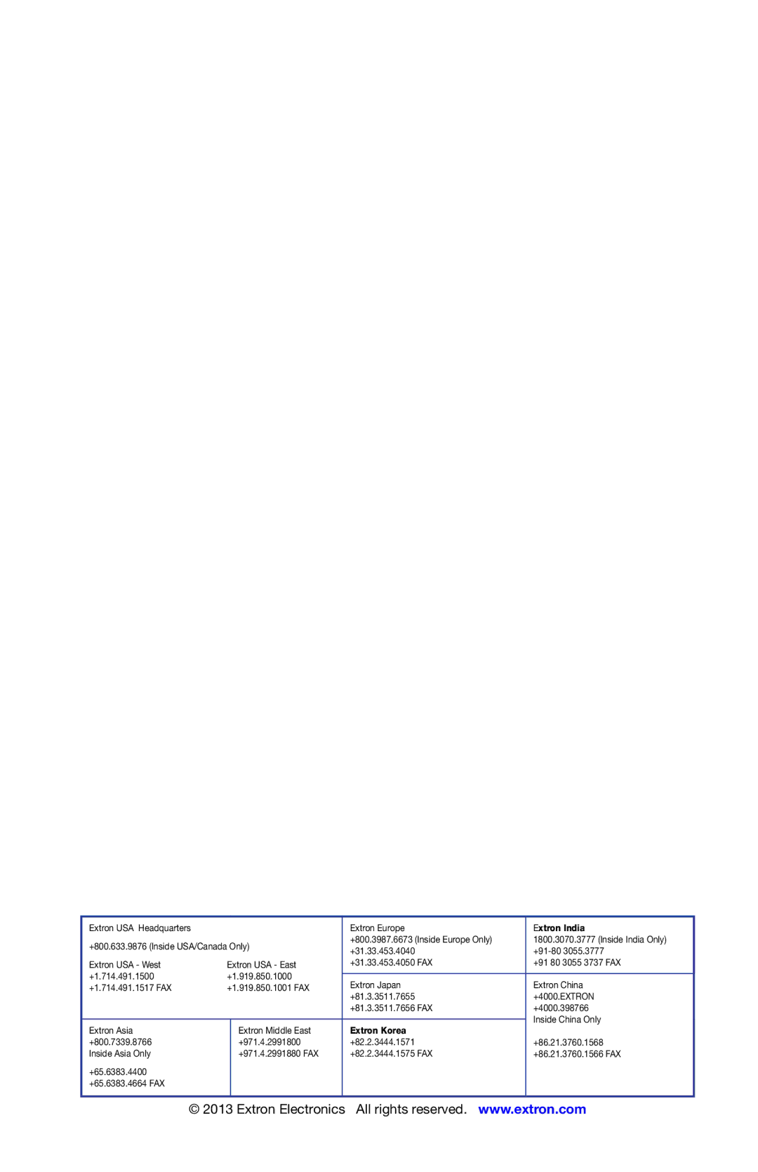 Extron electronic DMS 2000, DMS 3600, DMS 1600, DMS 3200 setup guide Extron India 