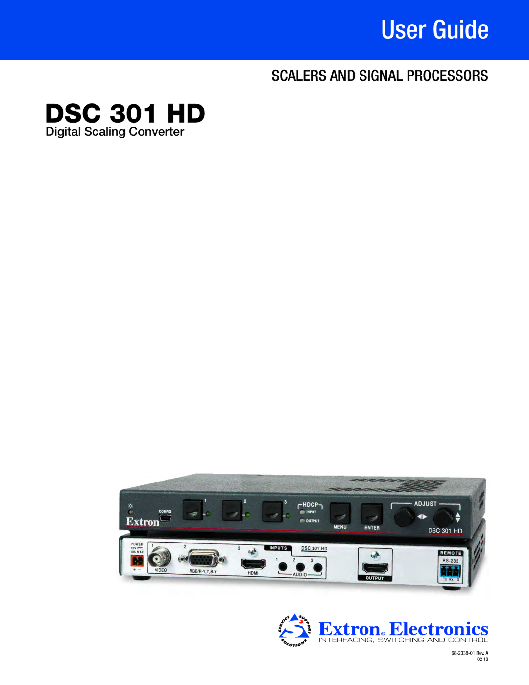 Extron electronic DSC 301 HD manual 