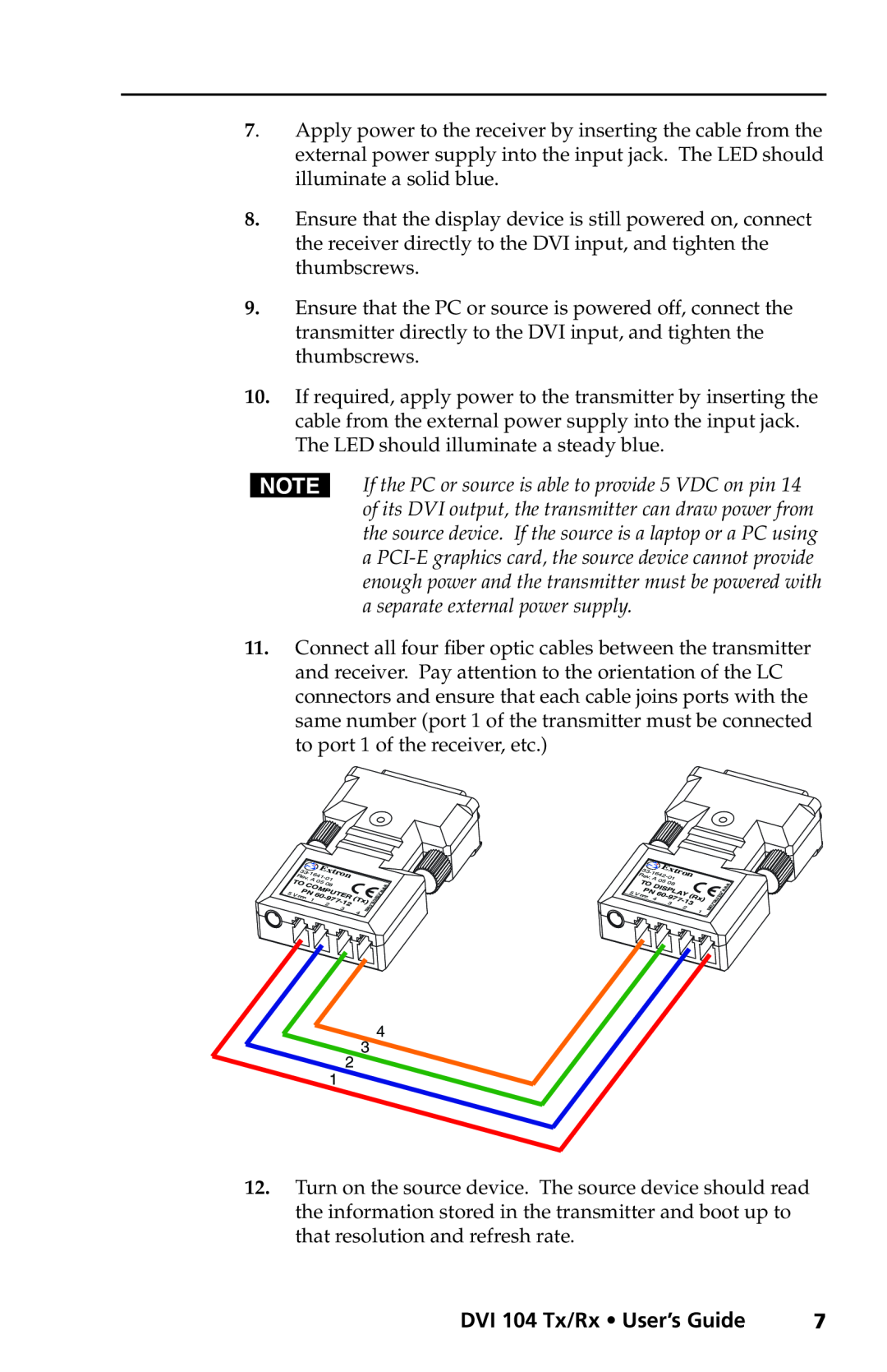 Extron electronic manual DVI 104 Tx/Rx User’s Guide, Extr 