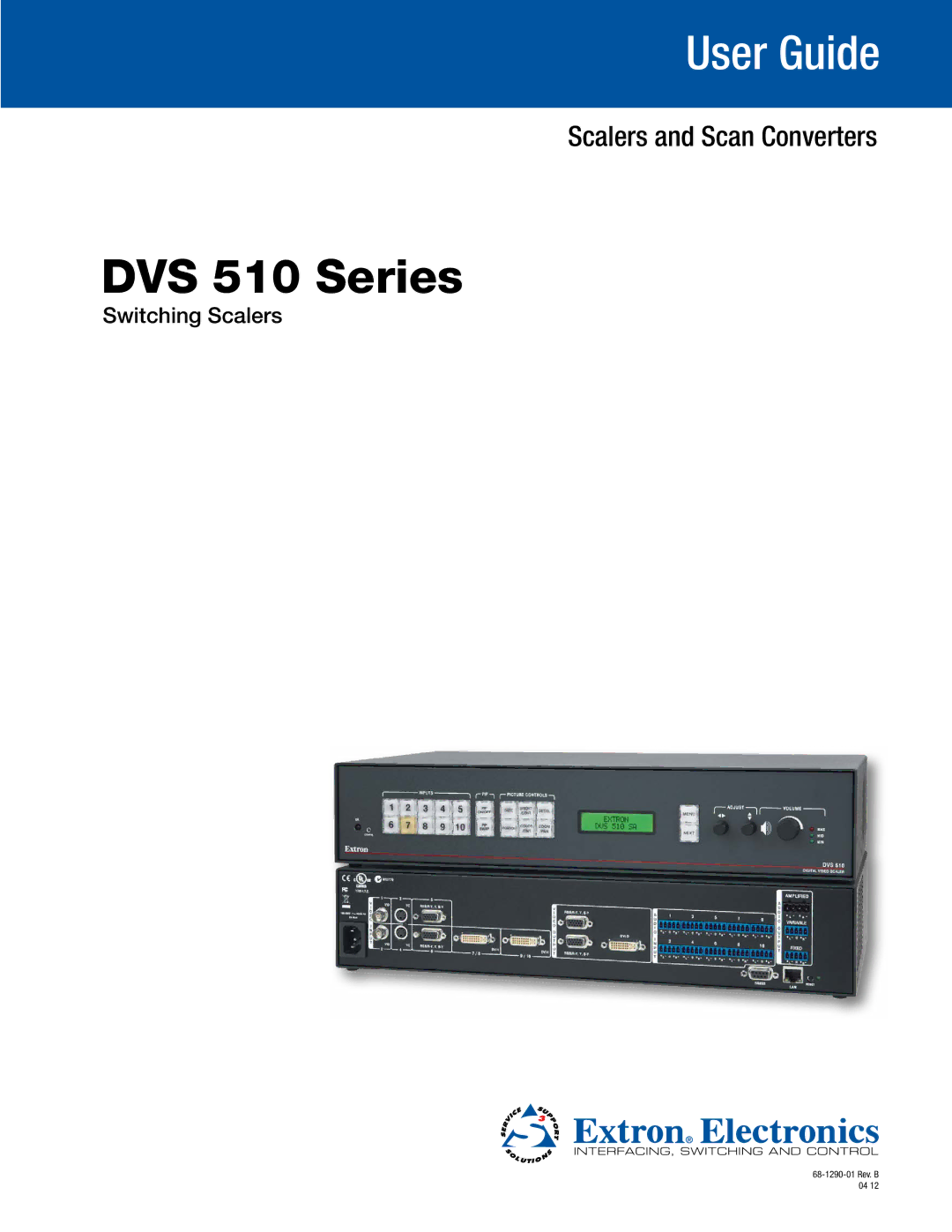 Extron electronic DVS 510 SA manual DVS 510 Series 