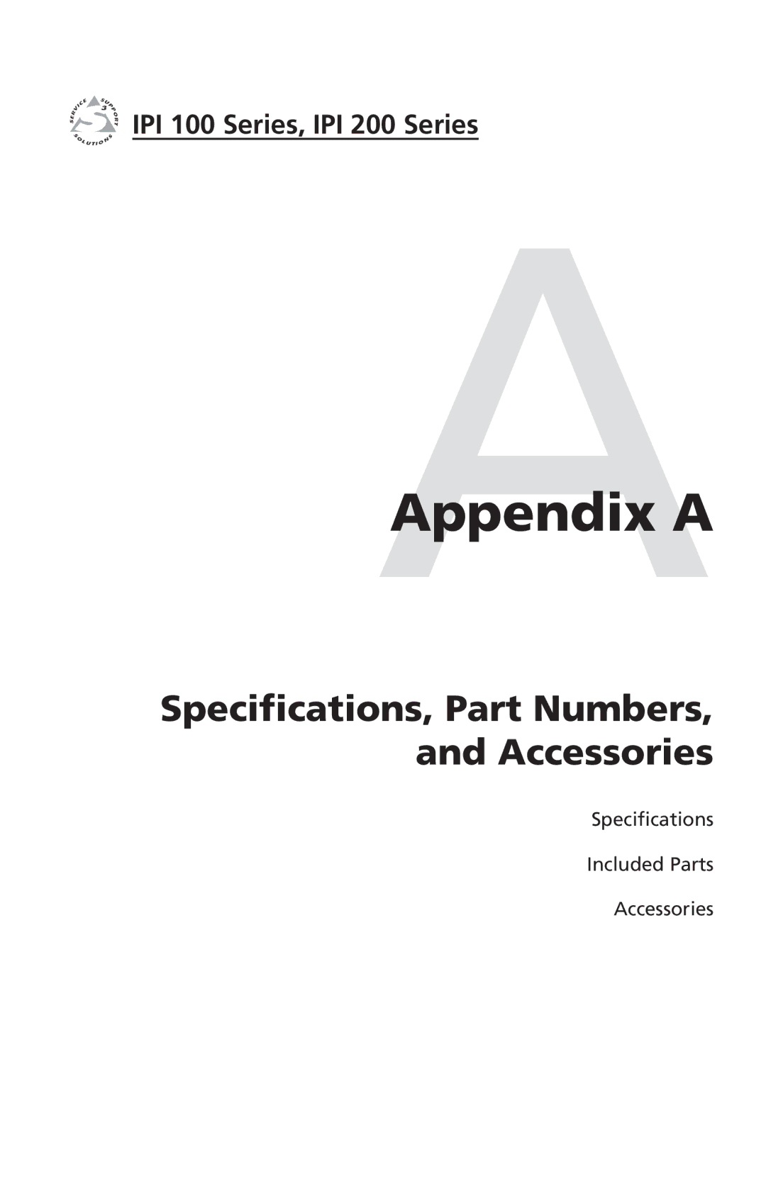 Extron electronic IPI 100 Series, IPI 200 Series manual AAppendix a 