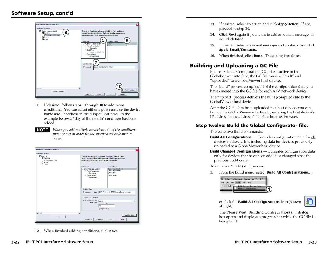 Extron electronic IPL T PC1i Building and Uploading a GC File, Step Twelve Build the Global Configurator file 