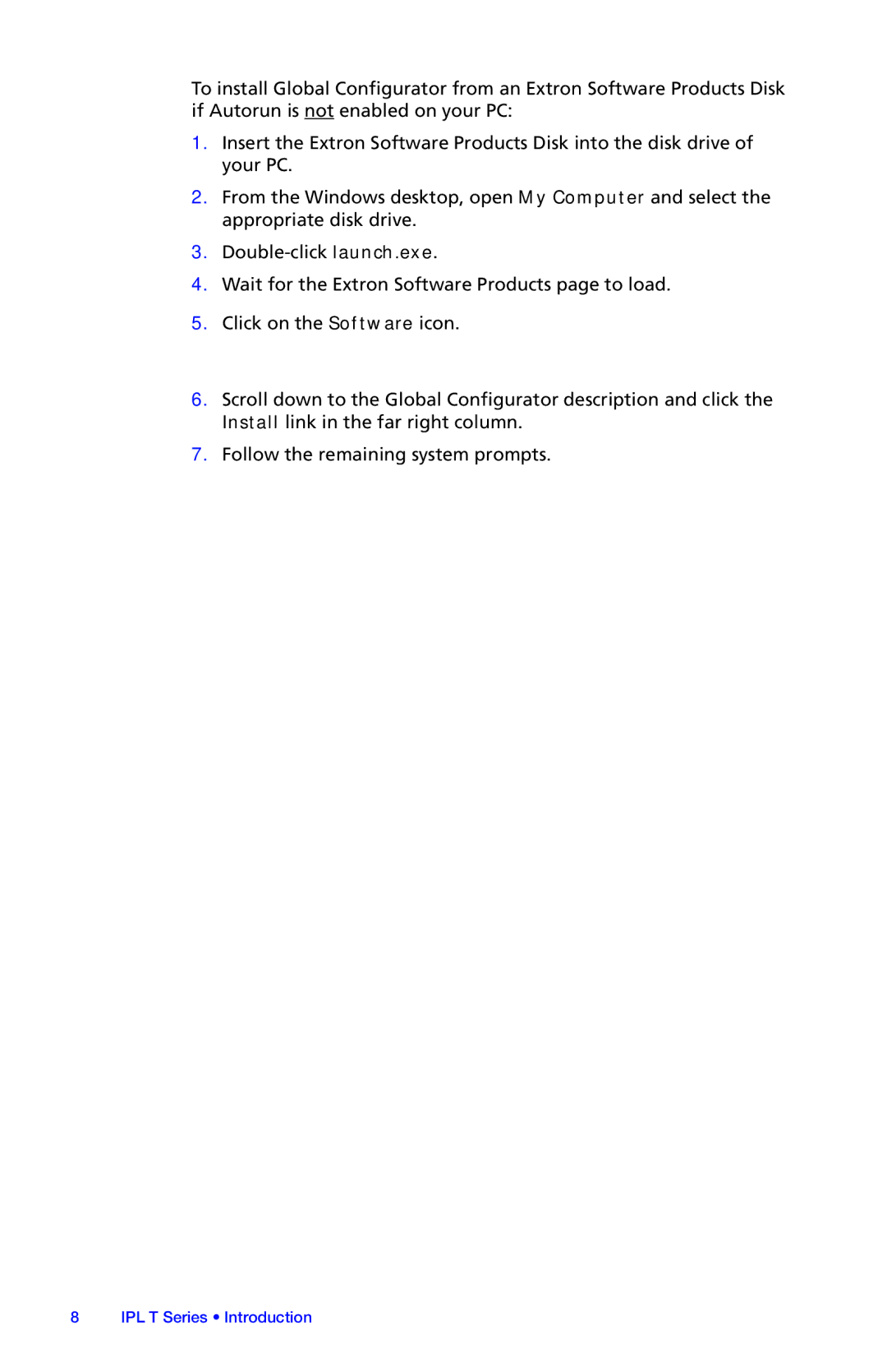 Extron electronic IPL T S Series, IPL T SFI244 setup guide IPL T Series Introduction 