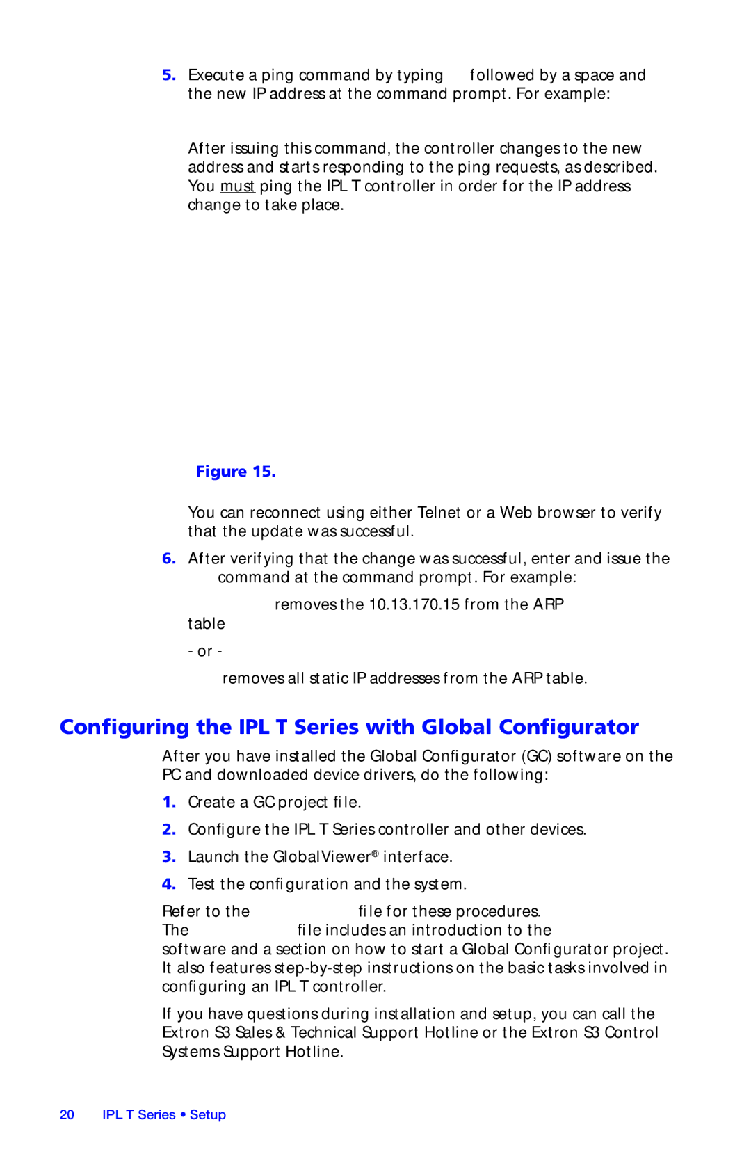 Extron electronic IPL T S Series, IPL T SFI244 setup guide Configuring the IPL T Series with Global Configurator 