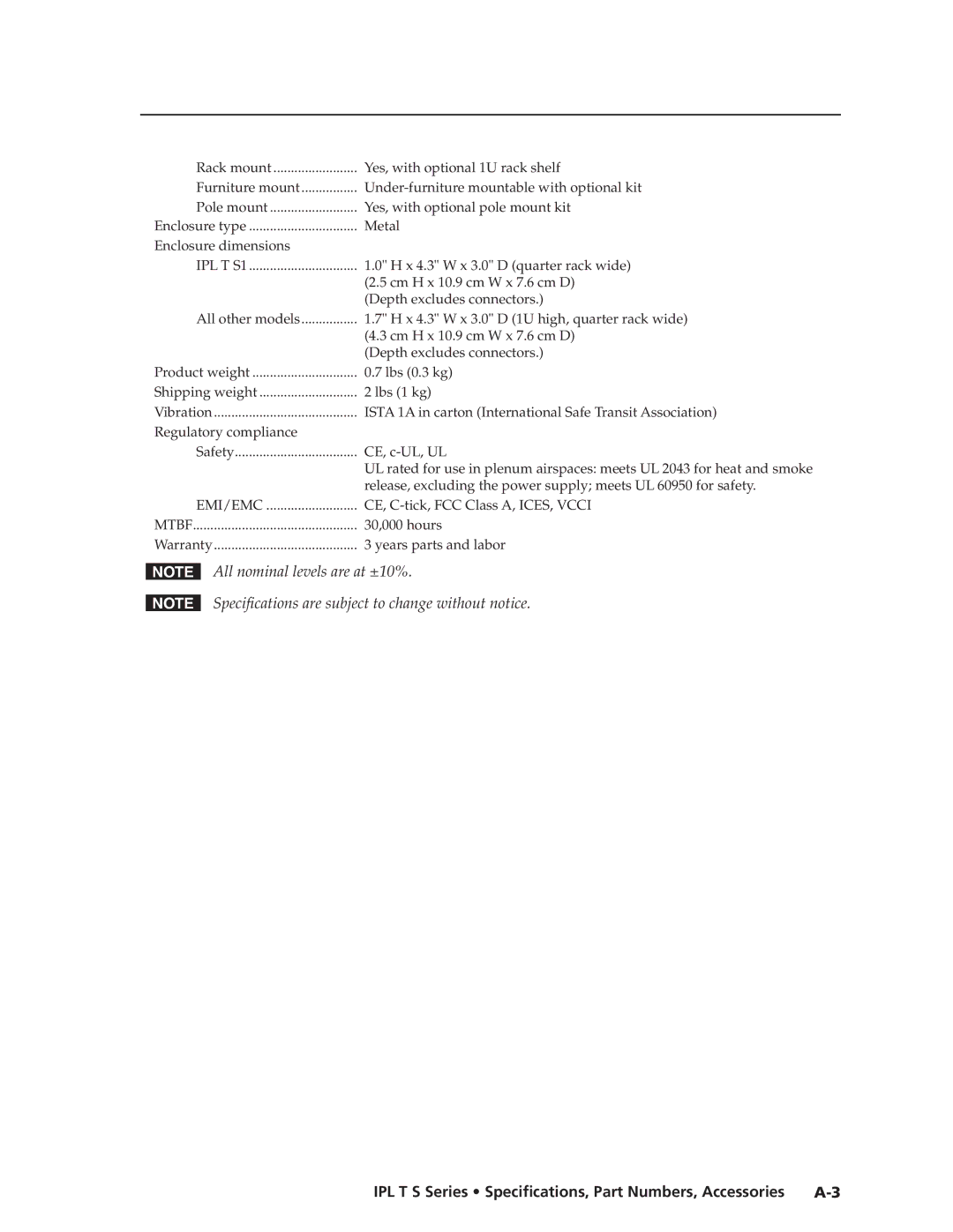 Extron electronic IPL T S manual Emi/Emc 