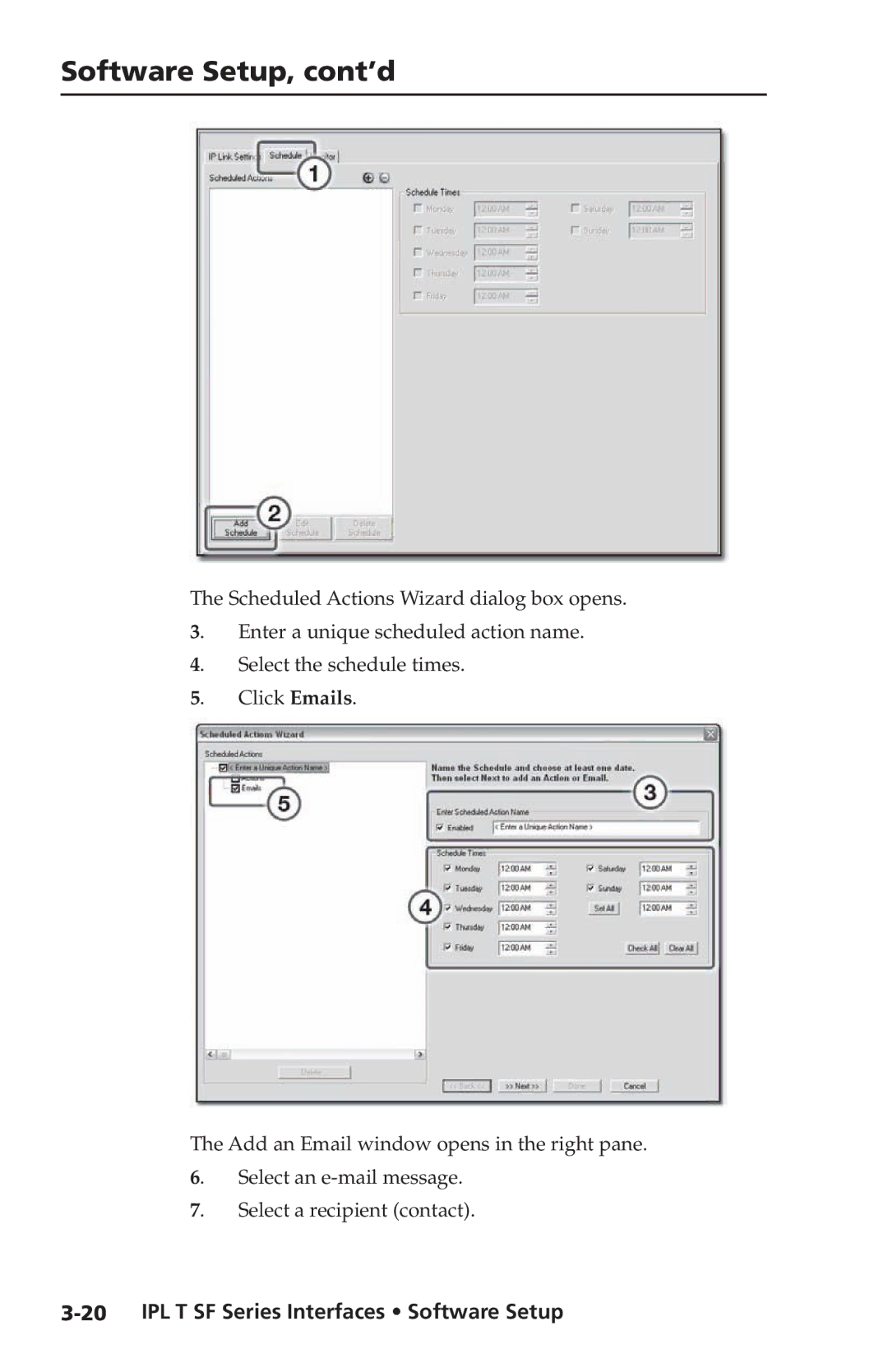 Extron electronic IPL T SF Series setup guide Software Setup, cont’d 