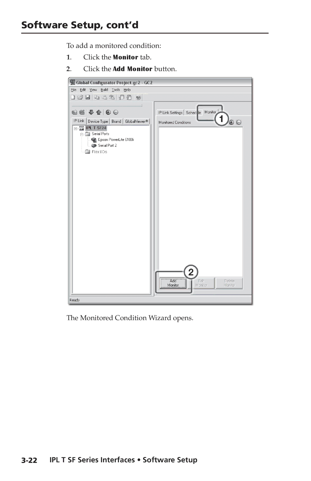 Extron electronic IPL T SF Series setup guide Software Setup, cont’d 