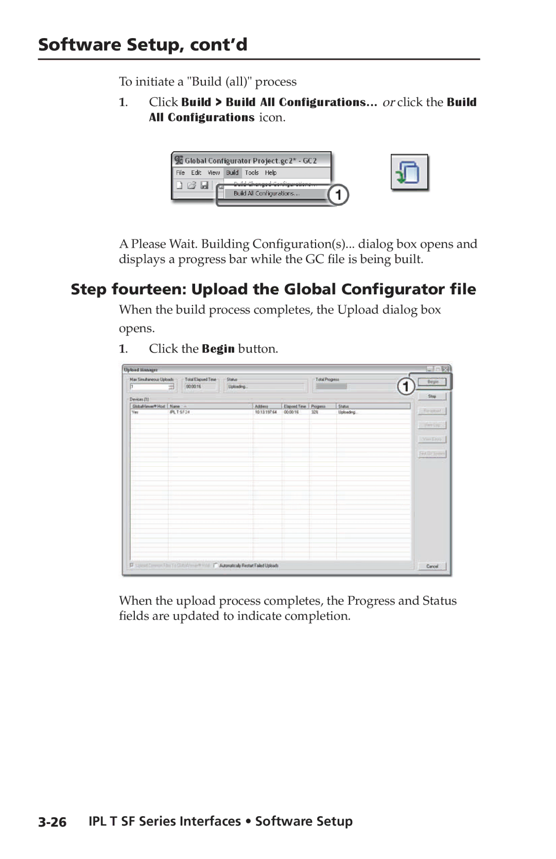 Extron electronic IPL T SF Series setup guide Step fourteen Upload the Global Configurator file 